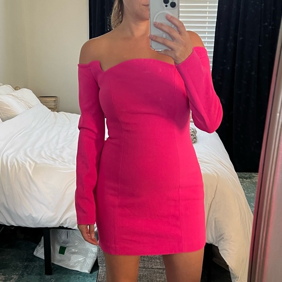 Misha BONITA BONDED CREPE MINI DRESS - Picture 4 of 4